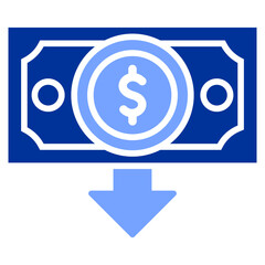 Setting and Mobile Banking Glyph Color Icon