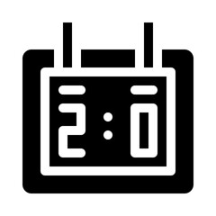Scoreboard glyph icon
