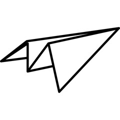 Paper Plane Line Icon