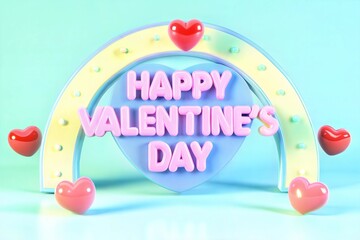 Obraz premium Valentine's illustration