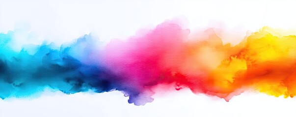 Explosion watercolor idea. Colorful abstract watercolor background with vibrant hues blending seamlessly together.