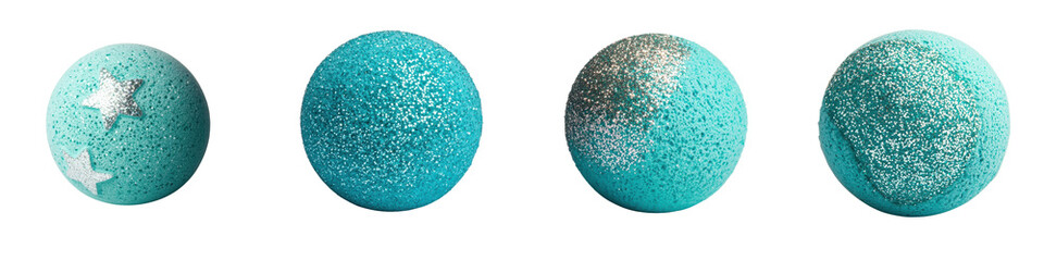 Teal Shiny Glitter Balls Abstract Decorative Textured Geometric Wallpaper Background  Elegant and modern design with a premium and luxury look