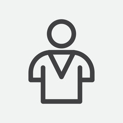 People stand icon symbol