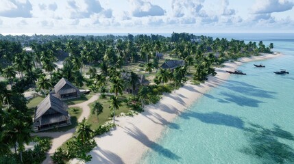 Tropical Island Village