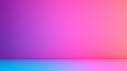 Fototapeta premium A vibrant gradient background featuring shades of pink and purple, creating a lively and modern aesthetic.