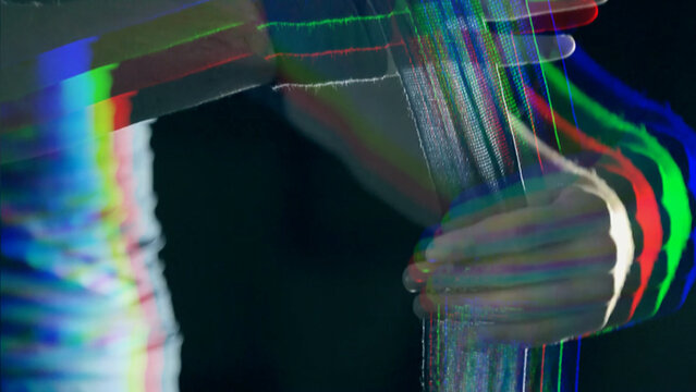 Modern RGB Shift Zoom In Transition