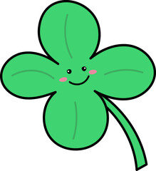 네잎클로버 미소