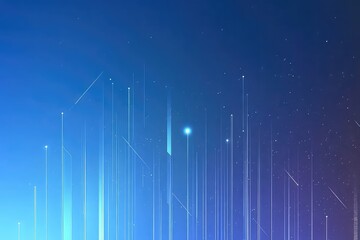 A minimalist blue gradient background with vertical linear accents, great for corporate and tech designs.