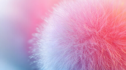 Closeup Of 3d Fluffy Textured Ball


