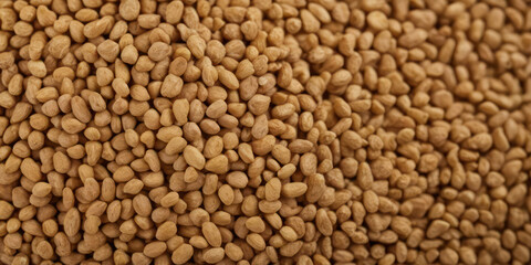 Fenugreek organic texture top view