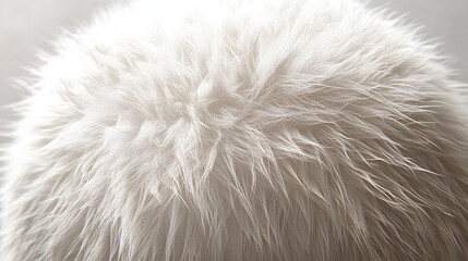 Fototapeta premium Closeup Of 3d Fluffy Textured Ball