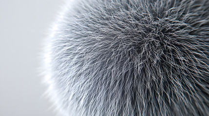 Fototapeta premium Closeup Of 3d Fluffy Textured Ball