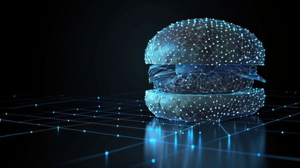 Digital Burger: A Futuristic Culinary Experience