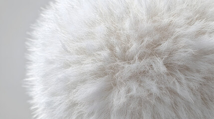Closeup Of 3d Fluffy Textured Ball


