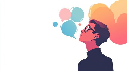 Futuristic Ideas and Innovative Thinking Concept