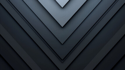 Abstract Grey and Black Chevron Pattern Design