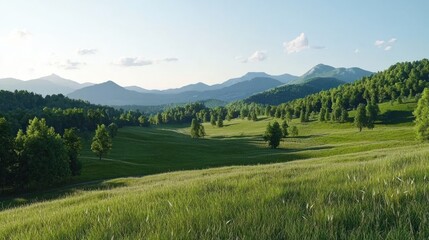 Serene Rolling Hills Landscape