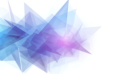 Obraz premium Abstract Blue and Purple Geometric Shapes Design