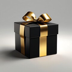 "A rectengular box, ribbon defines charm."