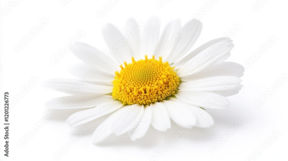 Aufkleber a detailed view of a flower on a white background, suitable for use in a variety of contexts such as