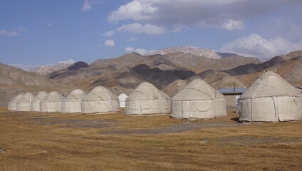 Yurtcamp in Kyrgysztan near Kol Suu