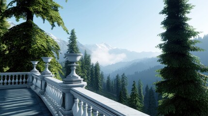 Mountaintop Balcony View