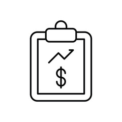 Expance icon business vector concept stock graphic