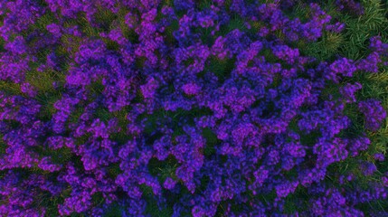 Stunning Purple Flower Field: A Vibrant Display of Nature's Artistic Design