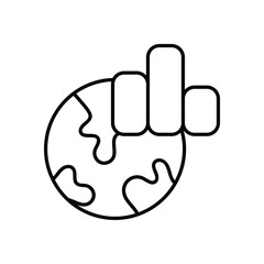 Bar Chart icon business vector concept stock graphic