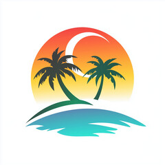 a logo for to atract tourism comel for summer 