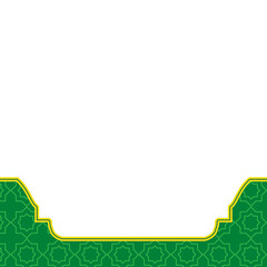 islamic footer decoration