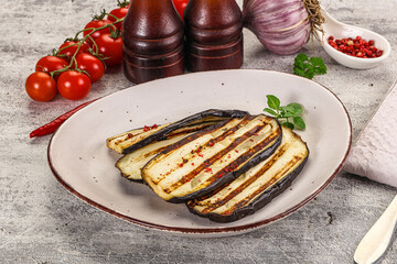  Vegan Grilled eggplant slices snack