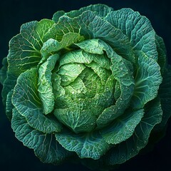 Obraz premium head of cabbage