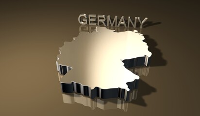 Map of Germany for print purpose 3