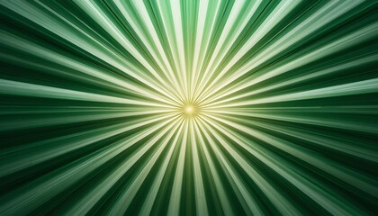 Naklejka premium Abstract Green Radiating Lines Design