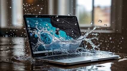 Isolated steel technology secures the abstract computer concept