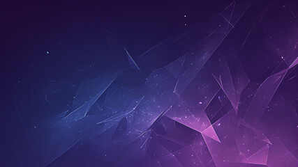 Abstract Purple And Blue Geometric Network Design