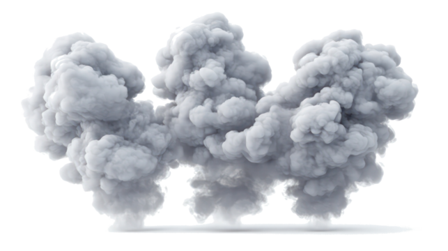 Smoke Explosions Captured in a Dynamic Collection Generative AI