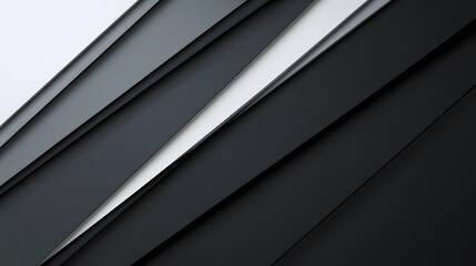 Obraz premium Black white dark gray abstract background. Geometric pattern shape. Line triangle polygon angle. Gradient. Shadow. Matte. 3d effect. Rough grain grungy. Design. Template. Presentation.