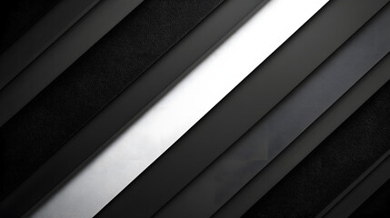 Obraz premium Black white dark gray abstract background. Geometric pattern shape. Line triangle polygon angle. Gradient. Shadow. Matte. 3d effect. Rough grain grungy. Design. Template. Presentation.