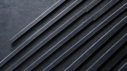 Obraz premium Black white dark gray abstract background. Geometric pattern shape. Line triangle polygon angle. Gradient. Shadow. Matte. 3d effect. Rough grain grungy. Design. Template. Presentation.