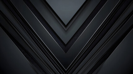 Obraz premium Black white dark gray abstract background. Geometric pattern shape. Line triangle polygon angle. Gradient. Shadow. Matte. 3d effect. Rough grain grungy. Design. Template. Presentation.