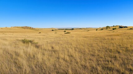 field of wheat and blue sky