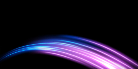 beautiful light speed line background on black background abstract design vector illustration