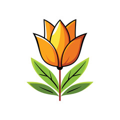 flower of lotus leaf design vector illustration