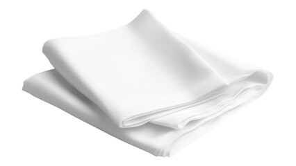 Crisp White Linen Napkins Folded Elegant Table Setting Restaurant Hotel Fabric Texture