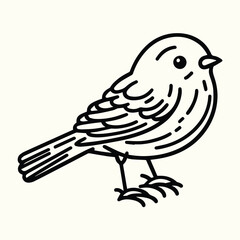 Bird Sketch Drawing Line Art Animal Wildlife