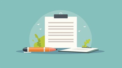 Professional Insurance Policy Vector Illustration