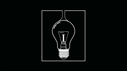 Bright Light Bulb Icon Vector Isolated Illustration