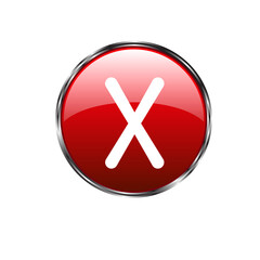 Web button vector icon on white background